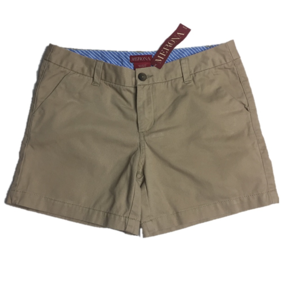 Merona Size 4 Khaki Shorts  Womens Tan NEW